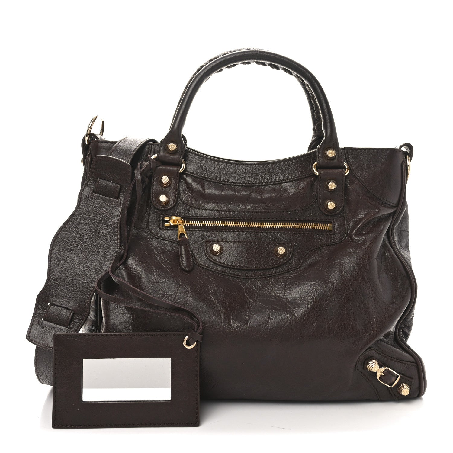 Balenciaga Agneau Giant 12 Gold Hardware Velo Cigare Fonce 3 of 11