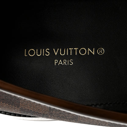 Louis Vuitton Damier Ebene Calfskin Mens Major Loafers 11 6 of 8