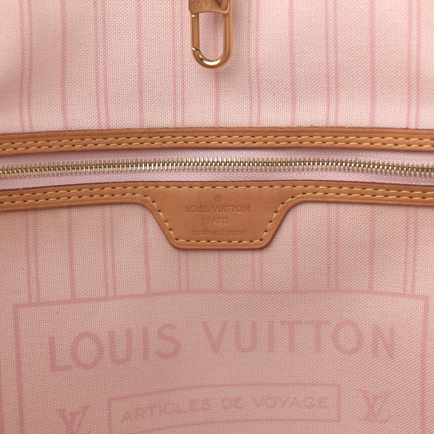 Louis Vuitton Damier Azur Neo Neverfull MM Rose Ballerine 7 of 12