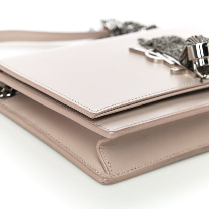 Saint Laurent Smooth Calfskin Classic Monogram Kate Tassel Chain Wallet Nude Powder 8 of 21