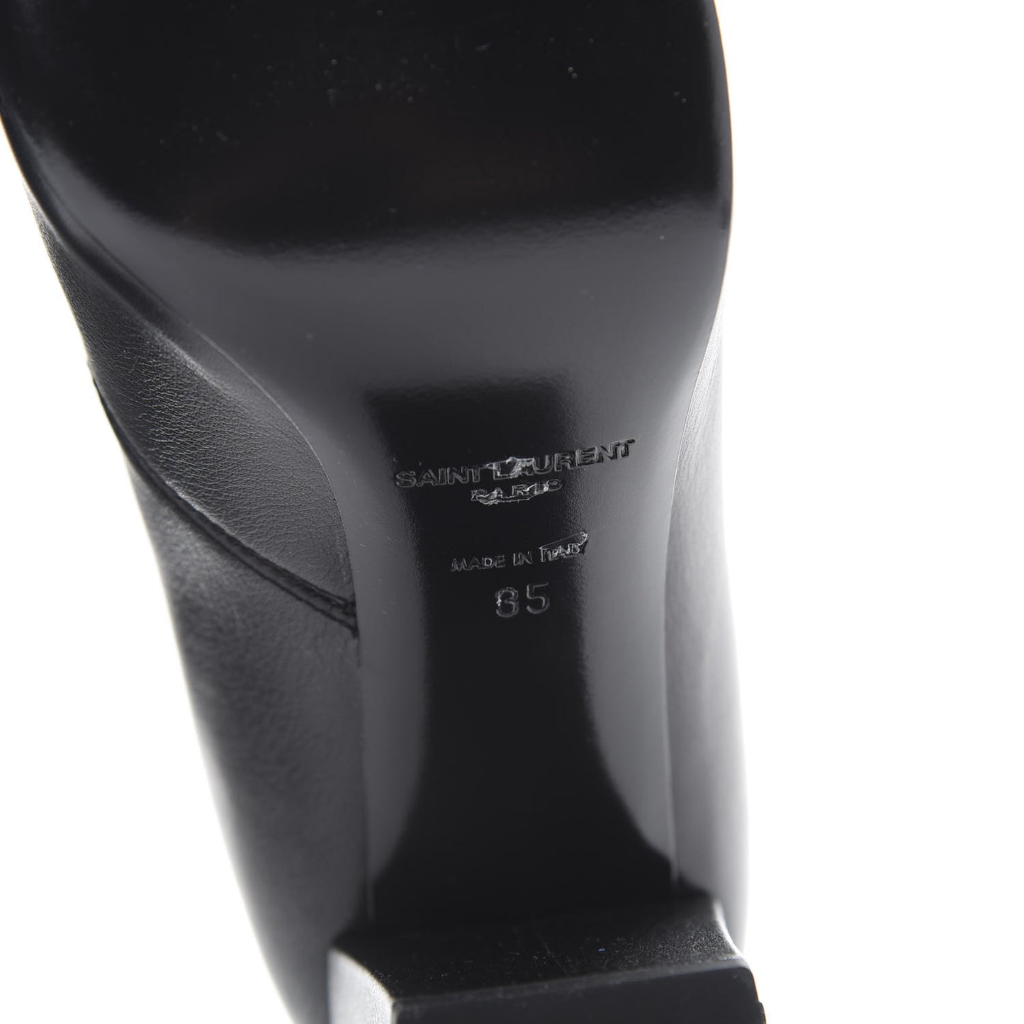 Calfskin Ankle Boots 35 Black