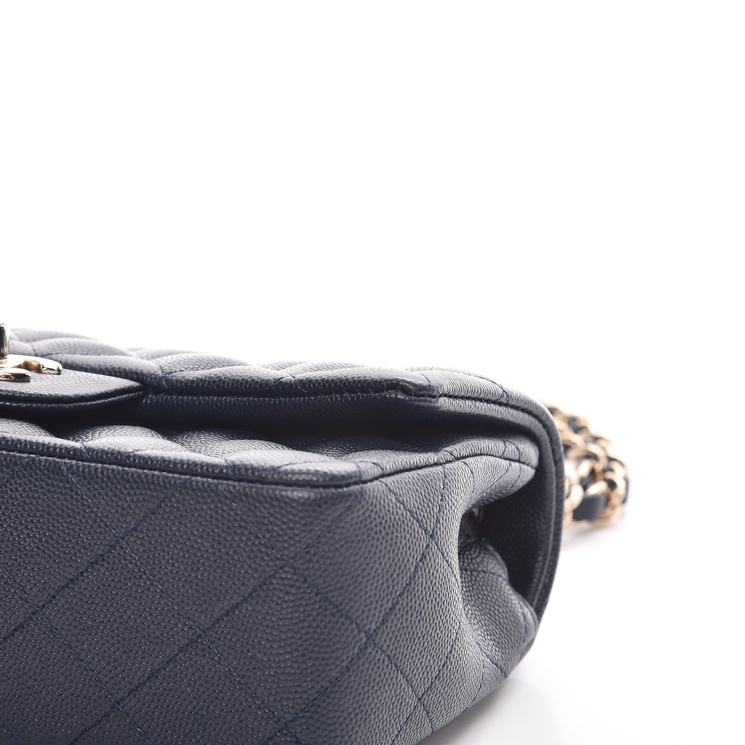 Chanel Caviar Quilted Mini Rectangular Flap Navy 9 of 10