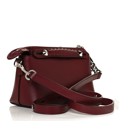 Fendi Vitello King Logo Embossed Mini By The Way Boston Bag Barolo 3 of 13