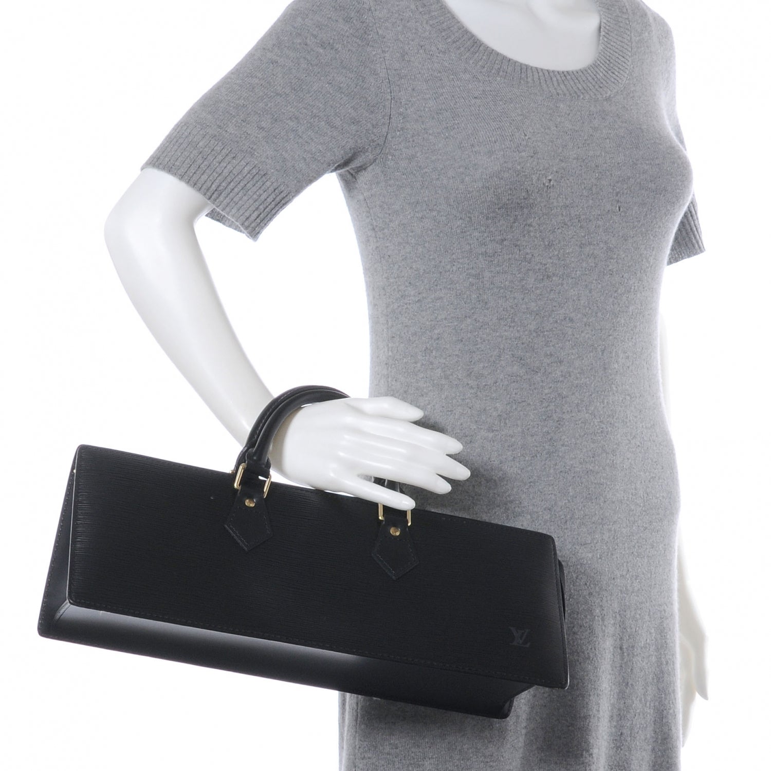 Louis Vuitton Epi Sac Triangle Black 2 of 7