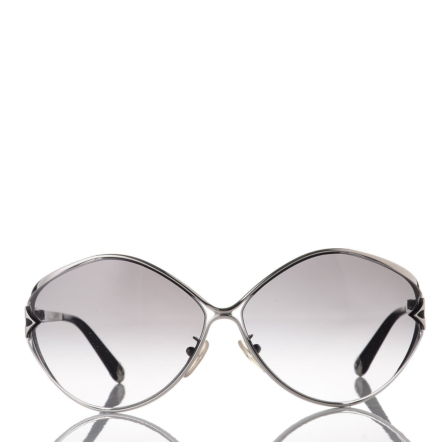 Laurel Round Sunglasses Z0411U Silver