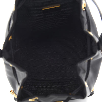 Prada Re-Nylon Duet Drawstring Shoulder Bag Black 5 of 12