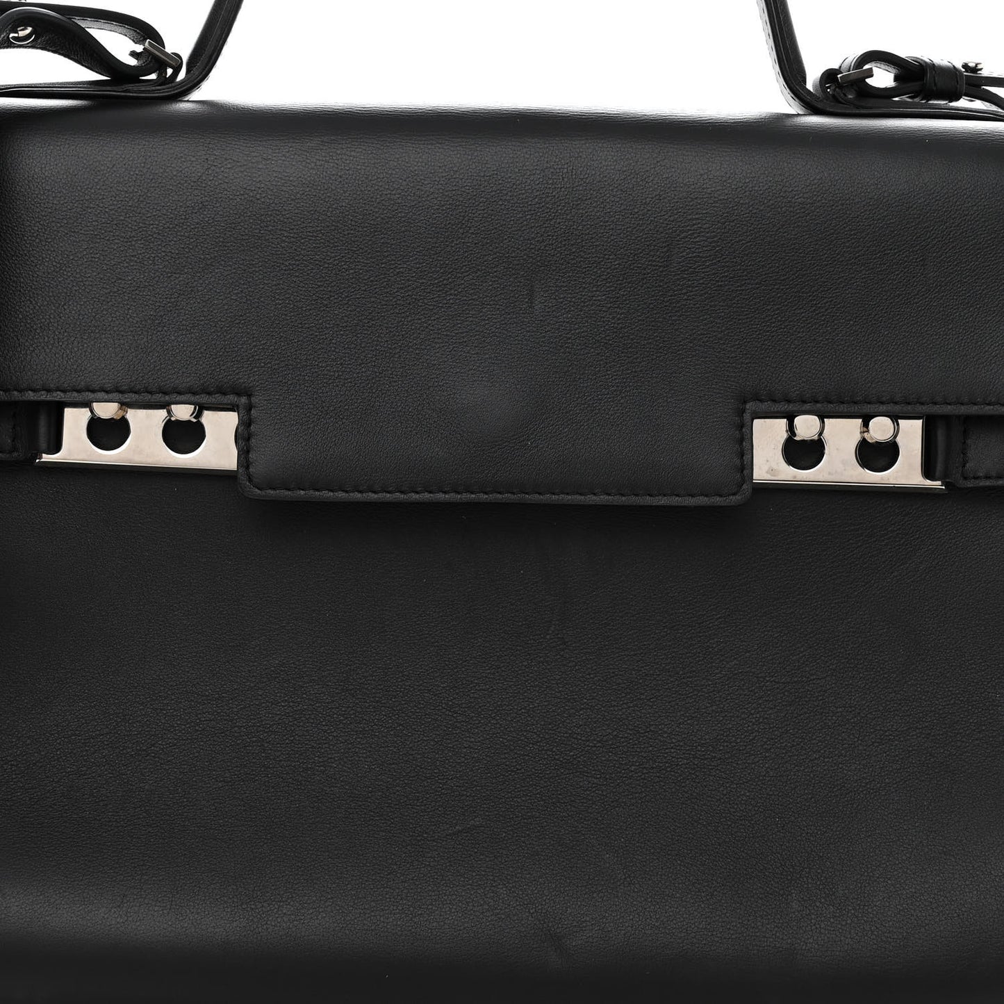 Calfskin GM Tempete Satchel Black