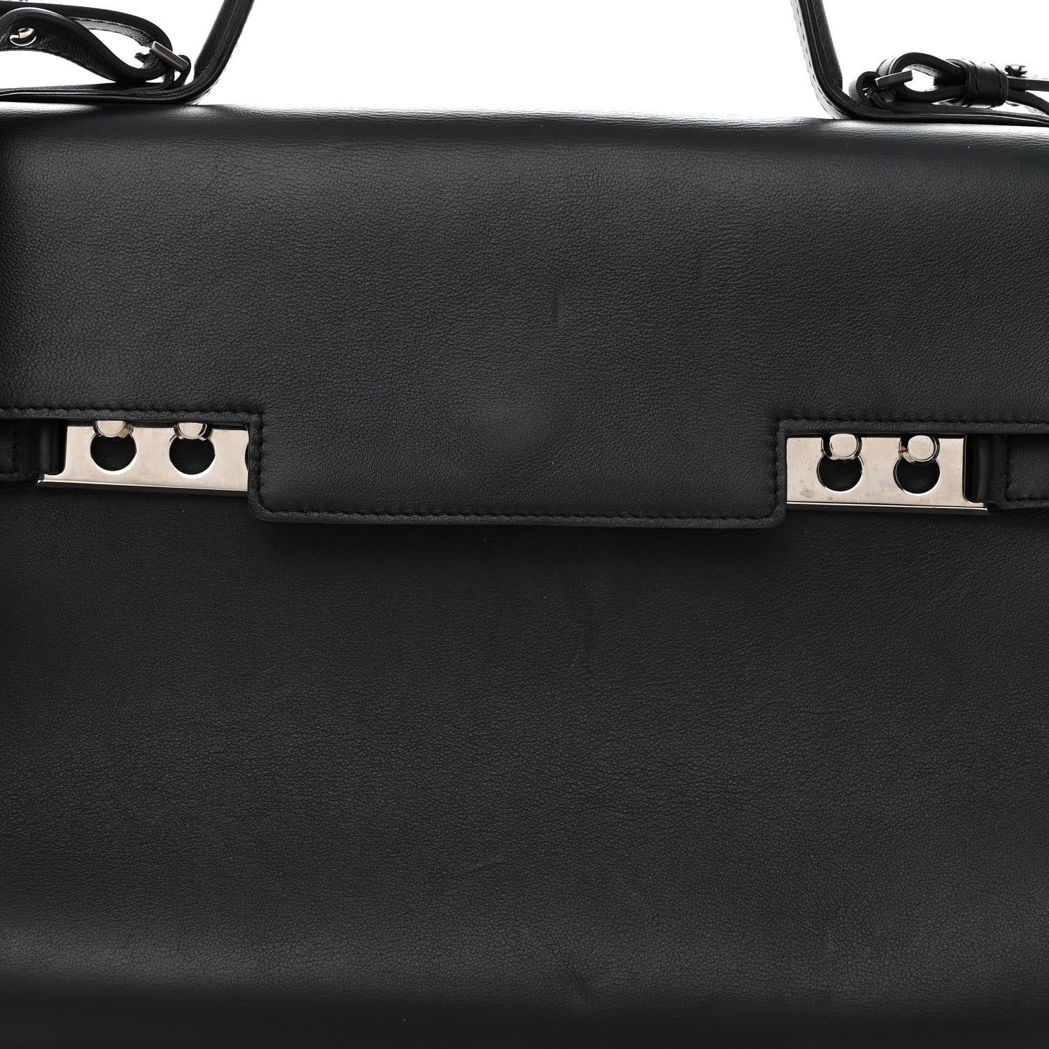 Delvaux Calfskin GM Tempete Satchel Black 7 of 9