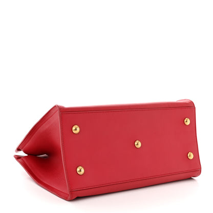 Saint Laurent Calfskin Small Classic Y Cabas Red 4 of 10