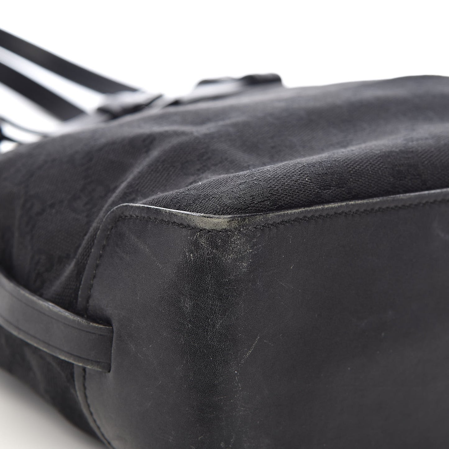 Monogram Small Bucket Tote Black