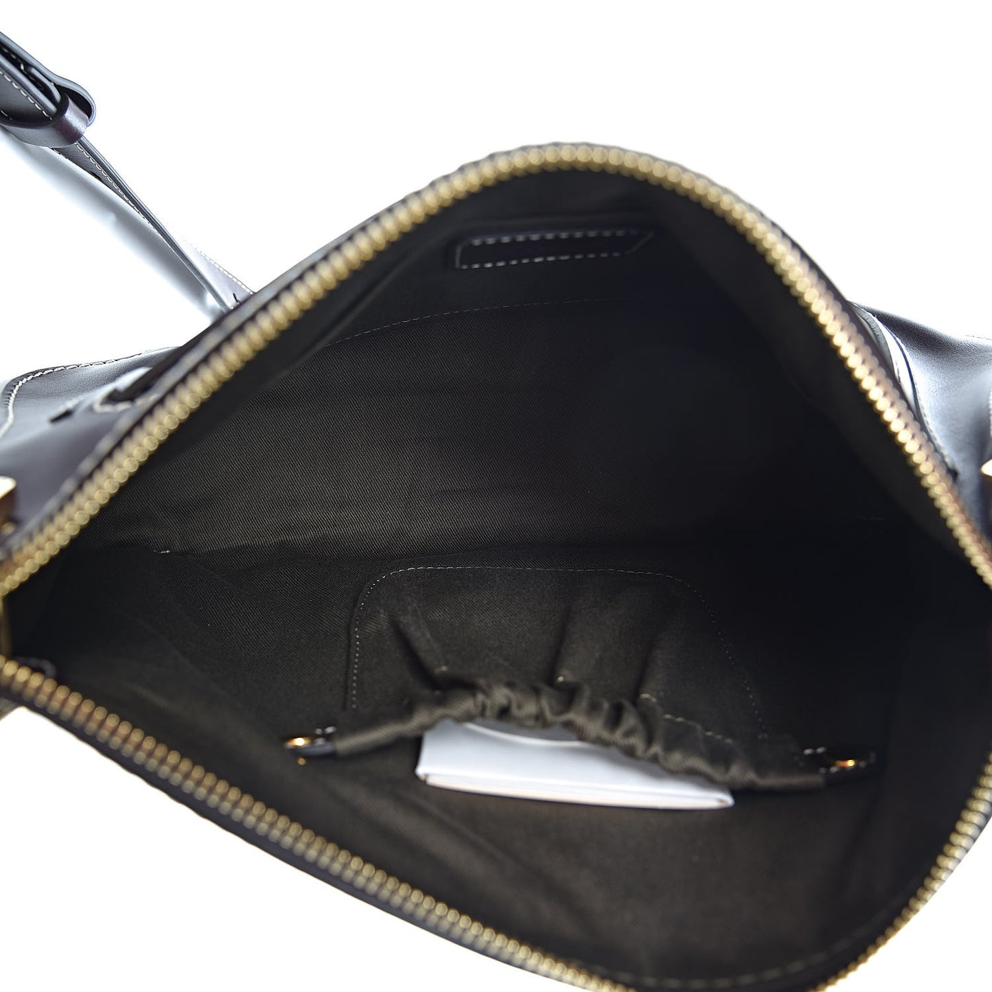 Calfskin Marcie Saddle Shoulder Bag Black Raisin