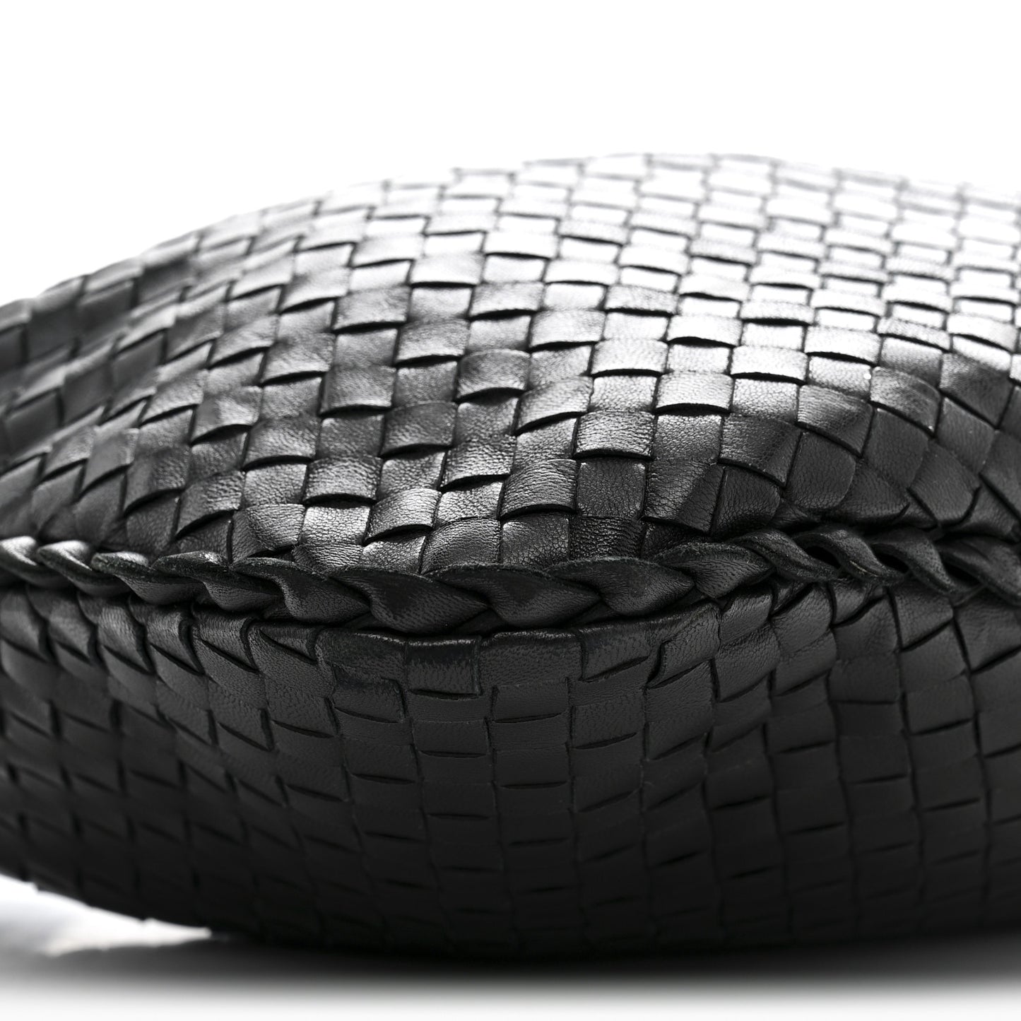 Nappa Intrecciato Medium Veneta Hobo Black
