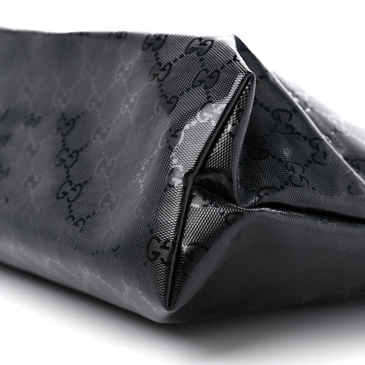 Imprime Monogram Medium Zippered Shopping Tote Black