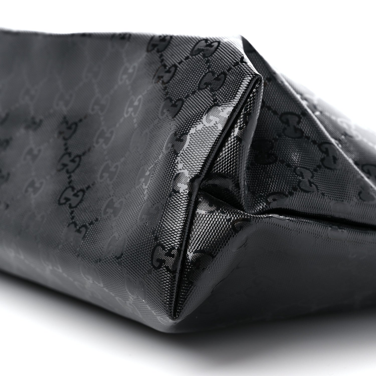 Gucci Imprime Monogram Medium Zippered Shopping Tote Black 9 of 12