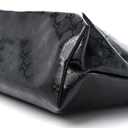 Gucci Imprime Monogram Medium Zippered Shopping Tote Black 9 of 12