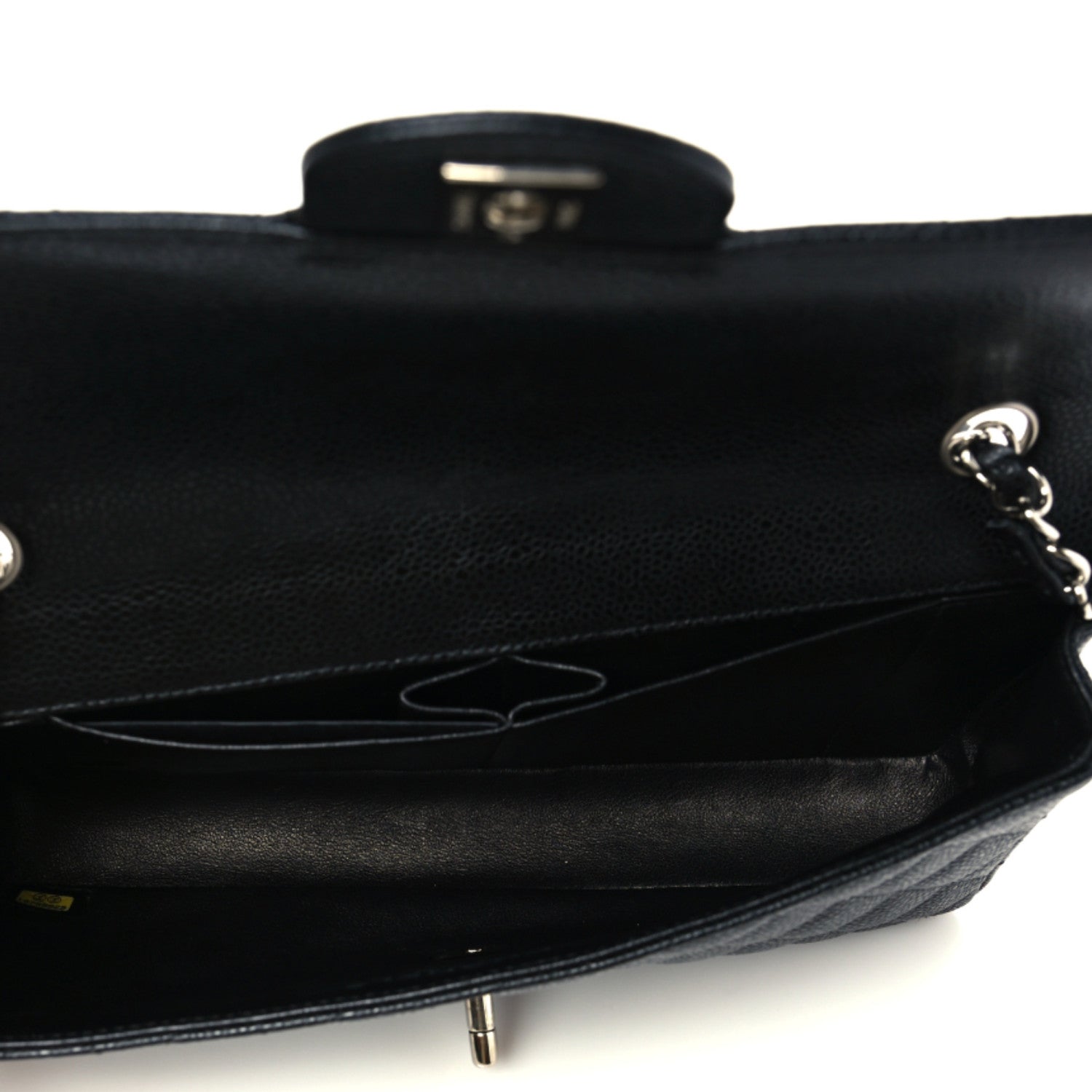 Chanel Caviar Quilted East West Flap Black 5 of 8