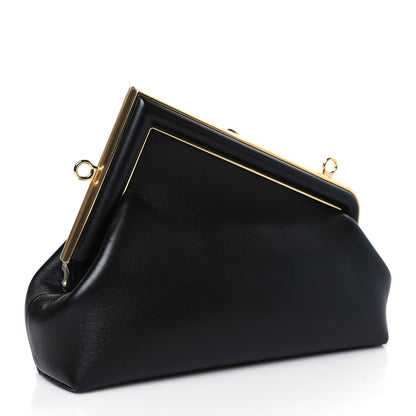 Fendi Shiny Nappa Small Fendi First Black 3 of 9