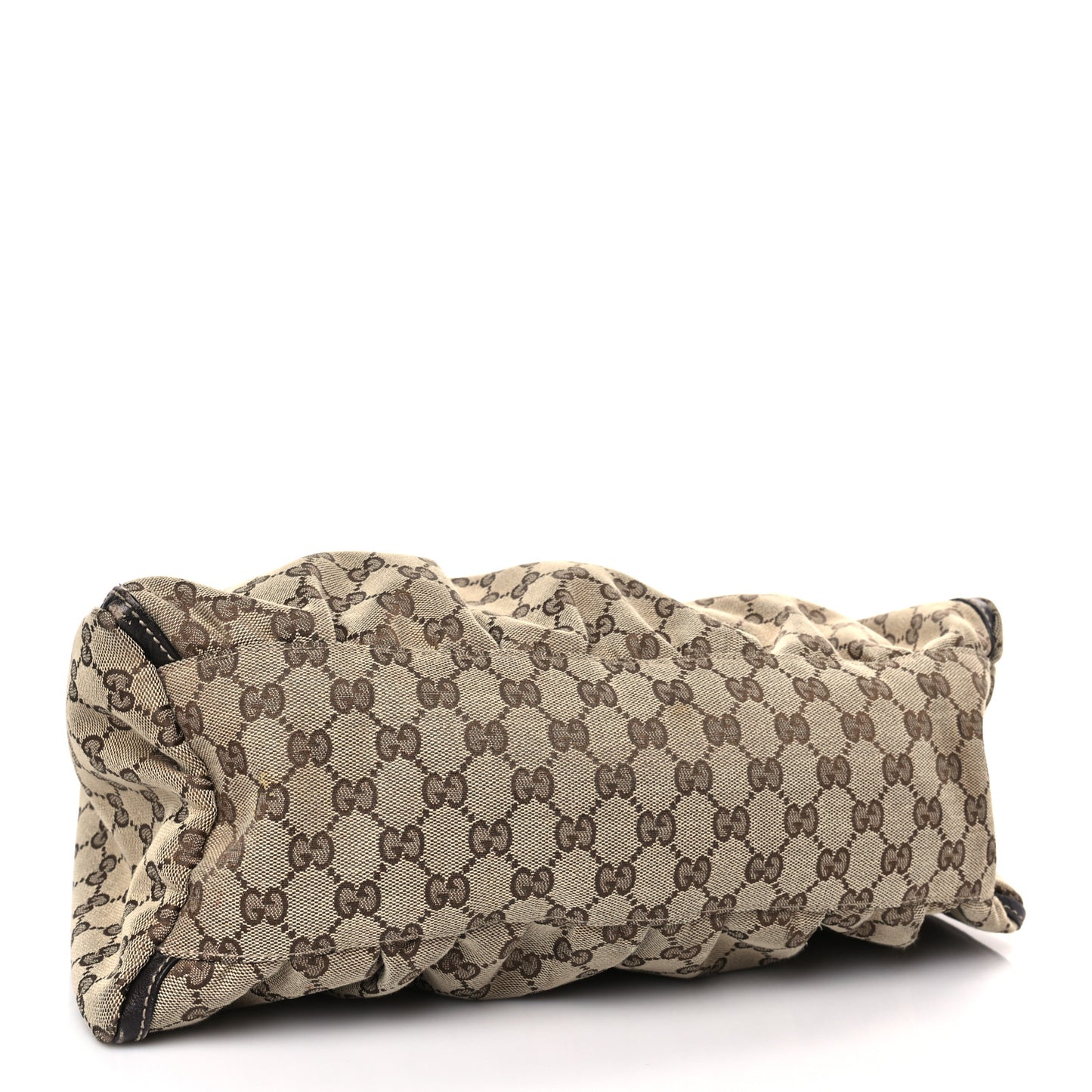 Monogram Large D Gold Hobo Dark Brown