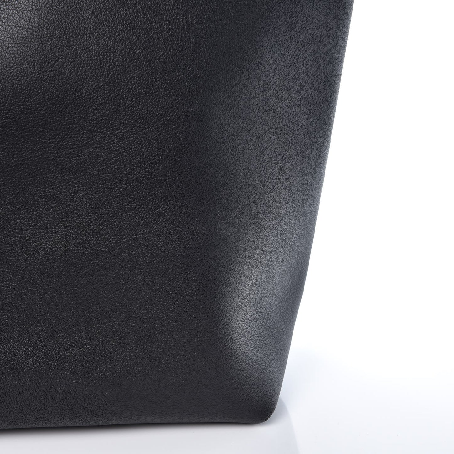 Calfskin Large Shopping Tote Black
