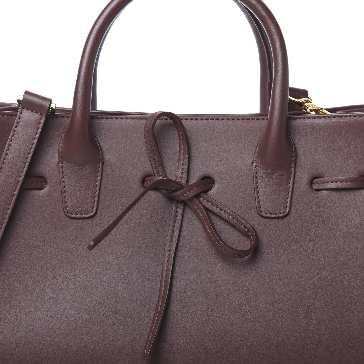 Calfskin Sun Bag Burgundy