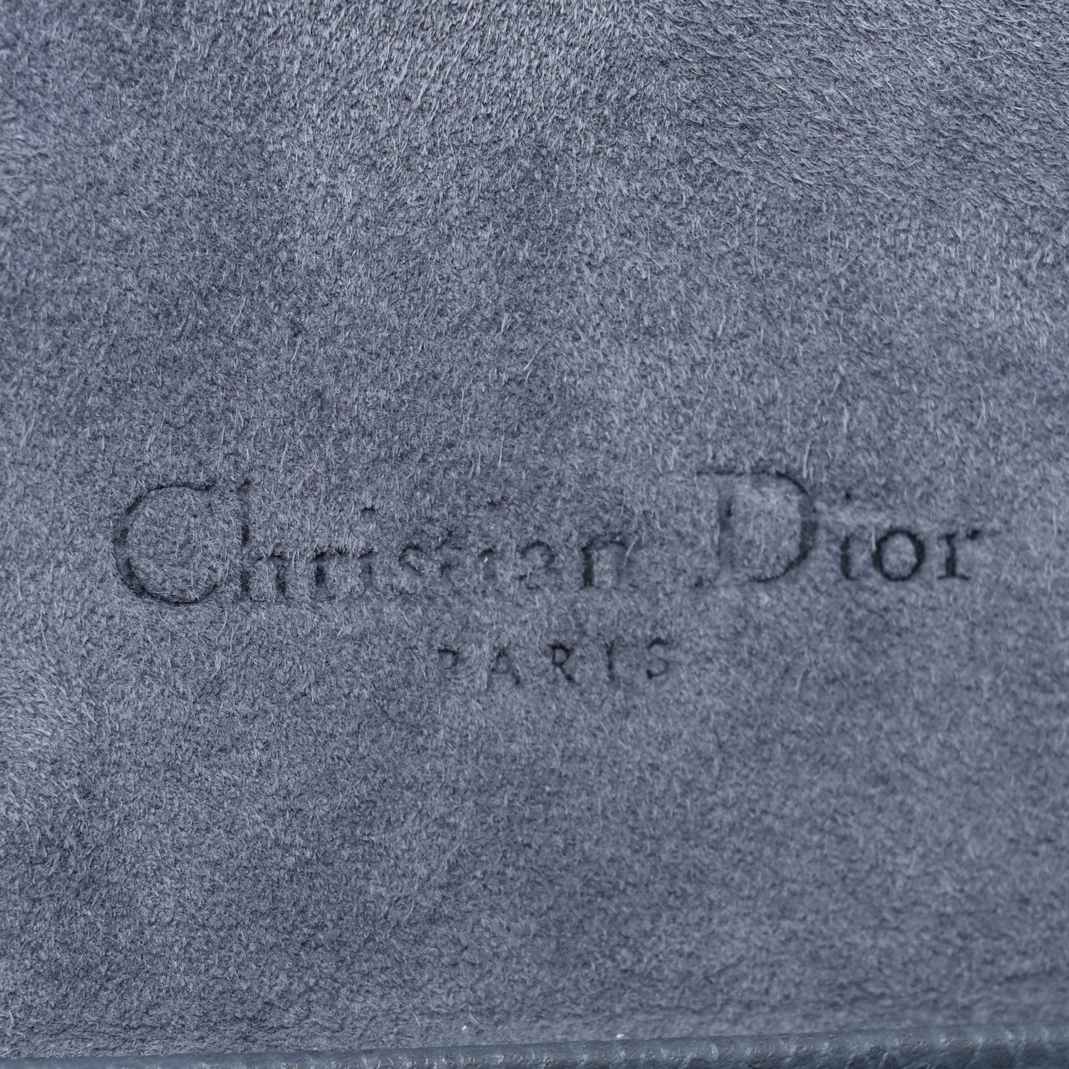 Christian Dior Grained Calfskin Saddle Belt Bag Denim Blue 6 of 12