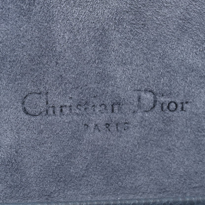 Christian Dior Grained Calfskin Saddle Belt Bag Denim Blue 6 of 12