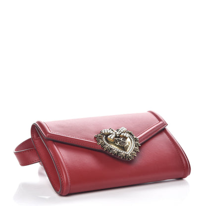 Dolce & Gabbana Agnello Vitello Devotion Belt Bag Red 4 of 7