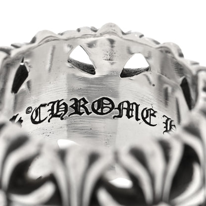 Chrome Hearts Sterling Silver Cemetery Cross Ring 56 7.5 4 of 5