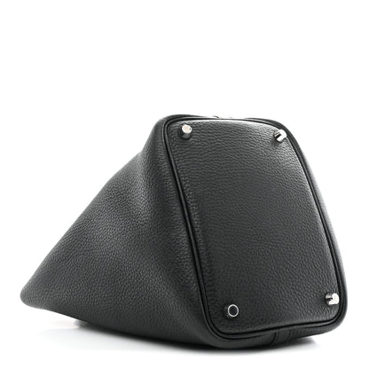 Hermes Taurillon Clemence Picotin Lock 18 PM Black Black 4 of 11