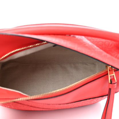 Loewe Calfskin Embossed Small Puzzle Bag Red 5 of 9