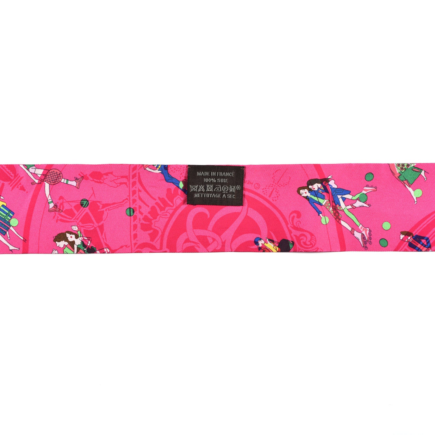 Silk Ex-Libris Les Parisie Twilly Rose Indien Vert Bleu