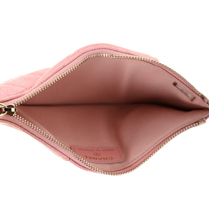 Chanel Iridescent Caviar Quilted Classic iPhone Pouch Rose Pink 4 of 6