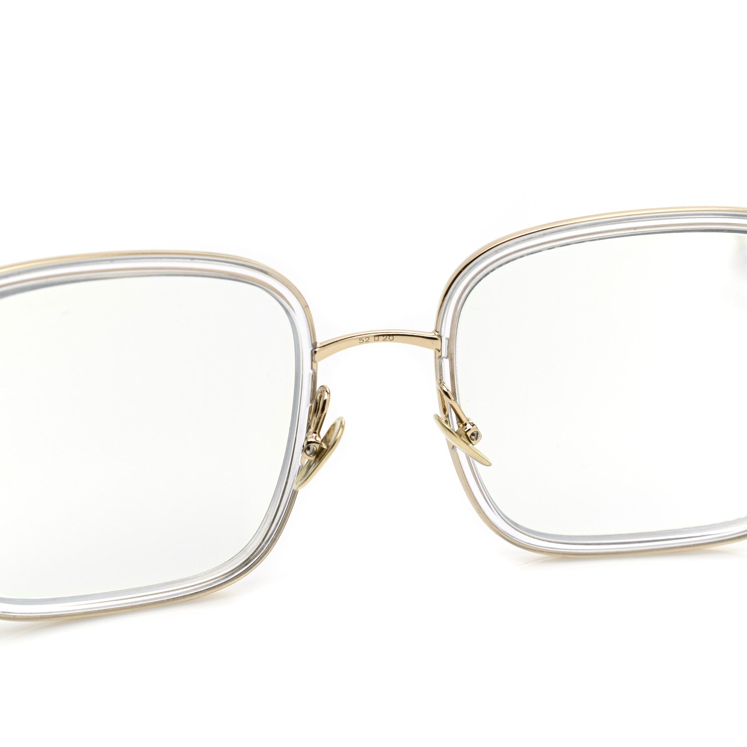 Chanel Square Removable Pearl Chain Eyeglasses 2195 Silver 7 of 9