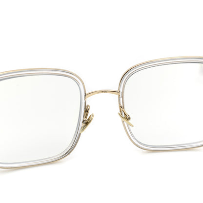 Chanel Square Removable Pearl Chain Eyeglasses 2195 Silver 7 of 9