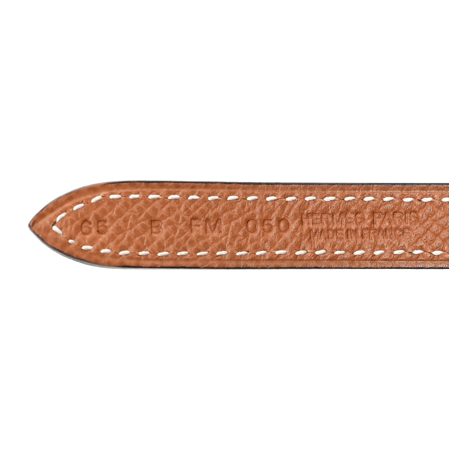Hermes Swift Epsom 13mm Focus Belt 65 Black Gold 1815559