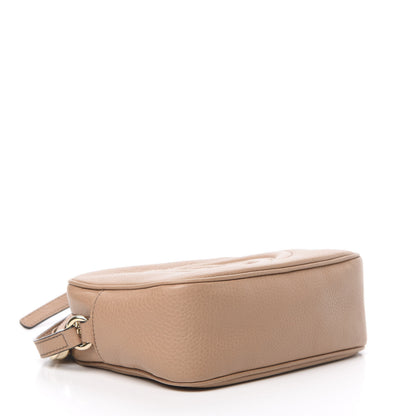 Gucci Pebbled Calfskin Small Soho Disco Bag Camelia 3 of 10