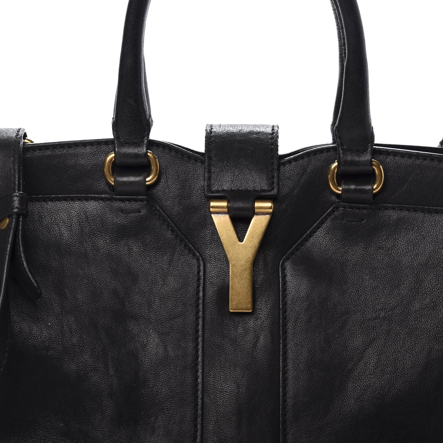 Saint Laurent Sheepskin Small Cabas ChYc Black 14 of 14