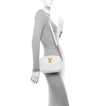 Louis Vuitton Calfskin New Wave Camera Bag White 2 of 12