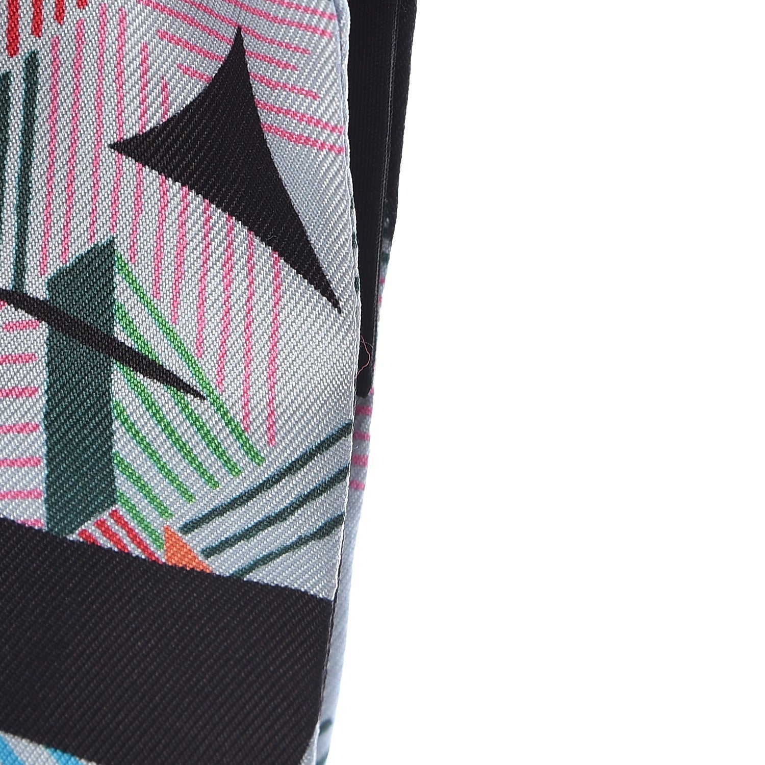 Hermes Silk Cavalcadour Morning Twilly Black Rouge Vert 6 of 8