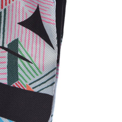 Hermes Silk Cavalcadour Morning Twilly Black Rouge Vert 6 of 8