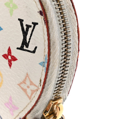 Louis Vuitton Monogram Multicolor Coeur Heart Coin Purse White 9 of 9