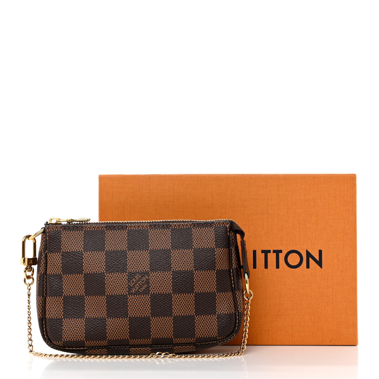 Louis Vuitton Damier Ebene Mini Pochette Accessories 8 of 8