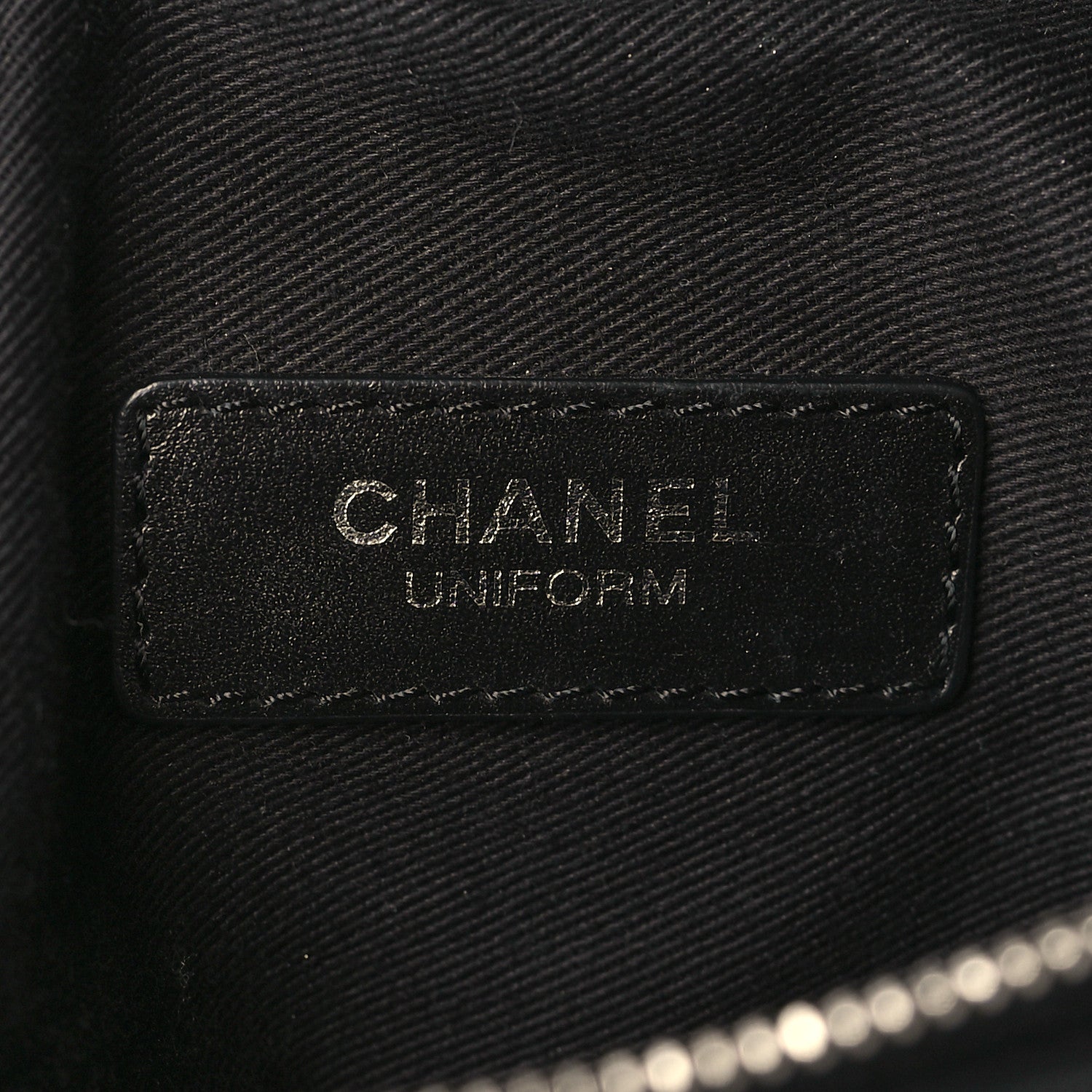 Chanel Calfskin Quilted Waist Belt Bag Black 6 of 9
