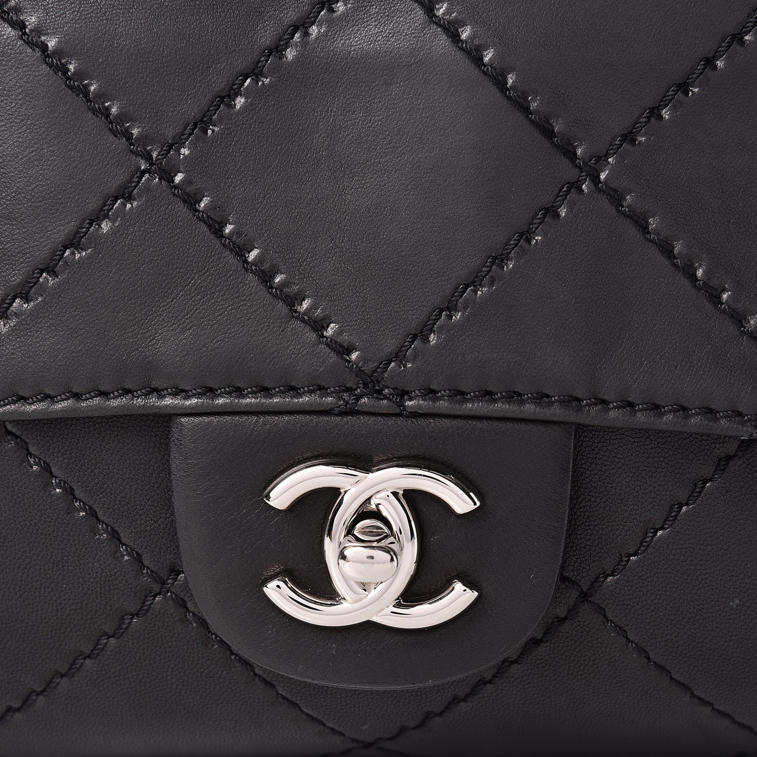 Chanel Lambskin Medium Ultimate Stitch Flap Black 9 of 13
