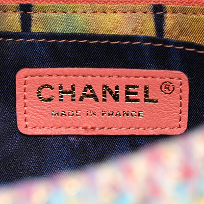 Chanel Knit Mini Rectangular Flap Orange Multicolor 5 of 8