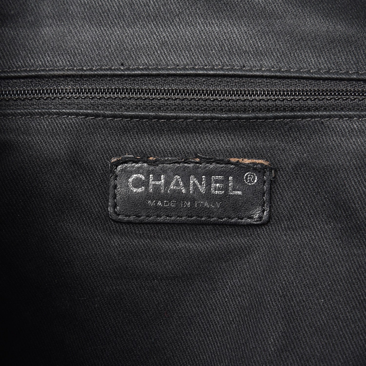 Chanel Distressed Patent Quilted Grocery By Shopping Trolley Black 6 of 7