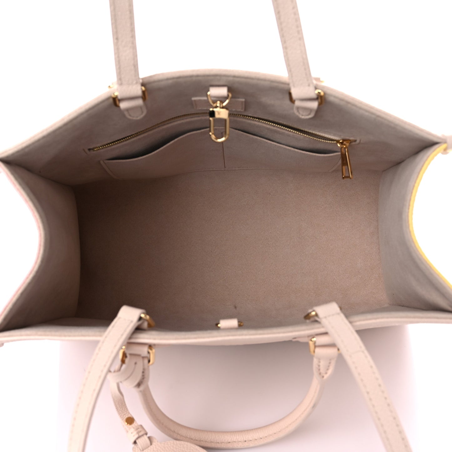 Empreinte Monogram Spring In The City Onthego MM Beige Pink Yellow