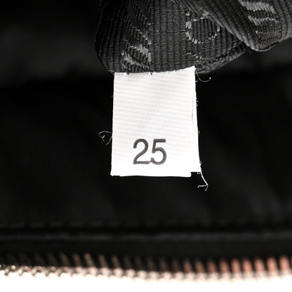 Prada Re-Nylon Nappa Triangle Quilted Padded Double Handled Zip Pocket Tote Black 8 of 11