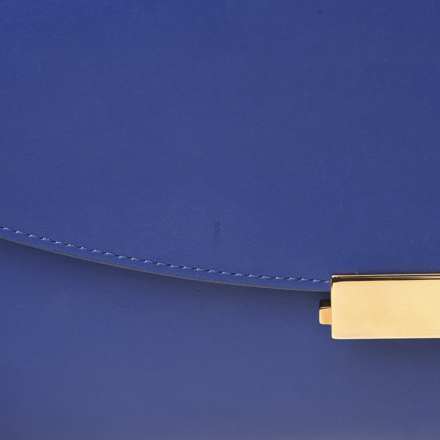 Mansur Gavriel Calfskin Envelope Flat Clutch Blue 9 of 11