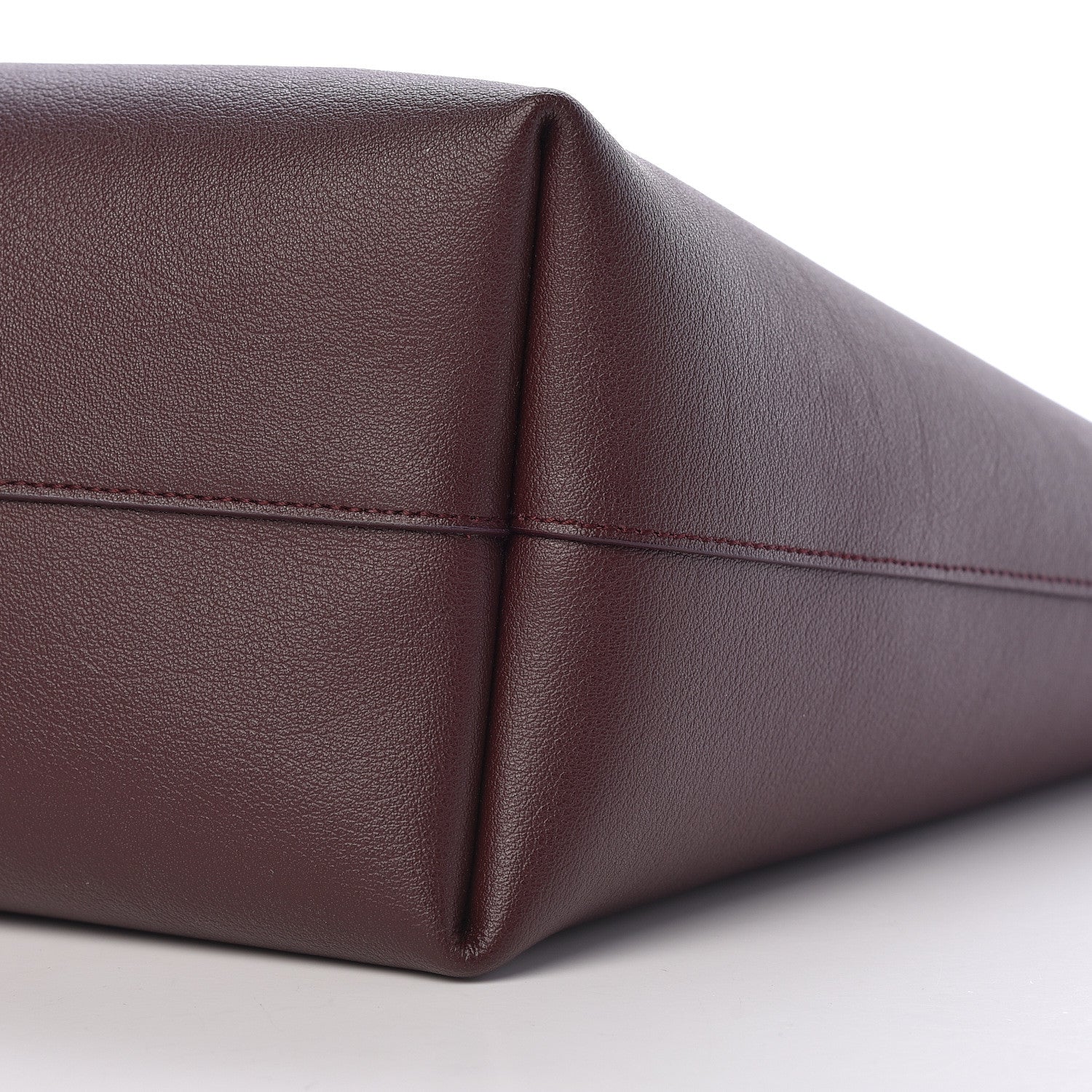 Saint Laurent Calfskin Large Shopping Tote Bordeaux 11 of 11